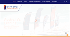 Desktop Screenshot of bannersandmash.com.au